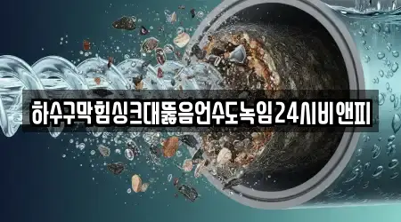 하수구막힘싱크대뚫음언수도녹임24시비앤피