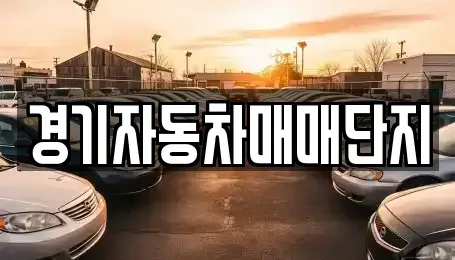 경기도 포천시 소흘읍 중고차 전문 경기자동차매매단지