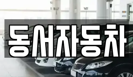 부산 영도구 봉래동3가 중고차 전문 동서자동차