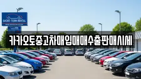 서울특별시 종로구 창성동 중고차매입 전문 카카오토중고차매입매매수출판매시세