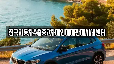 충남 홍성군 홍동면 중고차매입 전문 전국자동차수출중고차매입매매판매시세센터